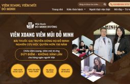 Nhà thuốc nam Đỗ Minh Đường ra mắt website viemxoangdominh.com